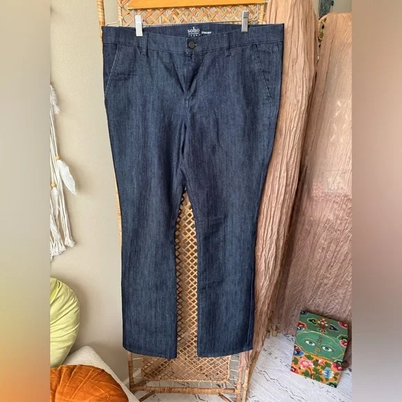 New York & Company Wide Leg Trouser Jeans - Picture 8 of 11